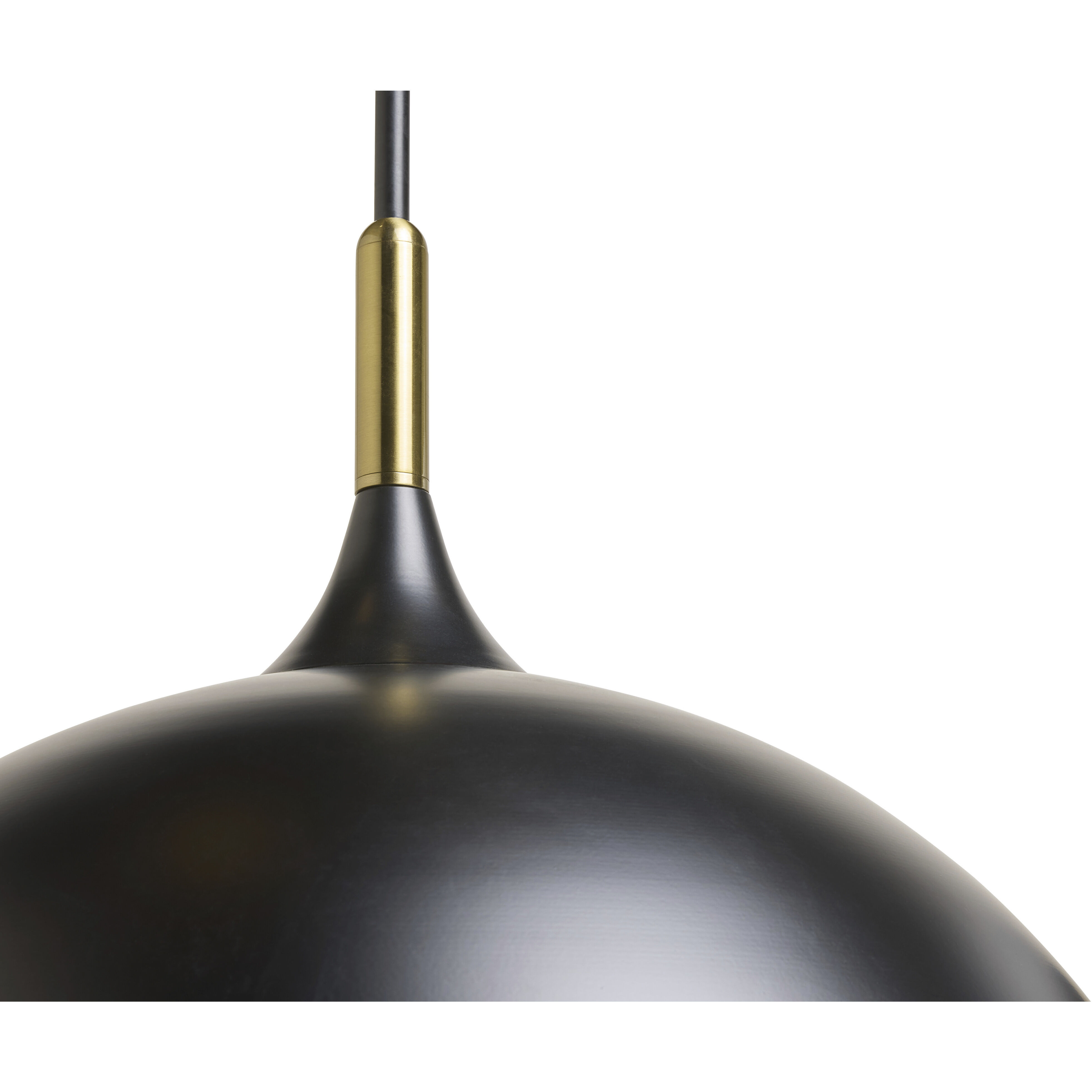 Lohn LED Matte Black Pendant Ceiling Light